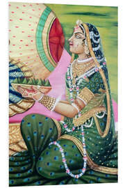 Foam board print Radha, one of Krishna's wives