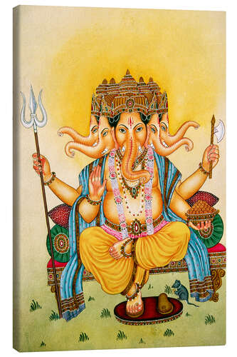 Canvas print Panchmukhi Lord Ganesh Ganpati