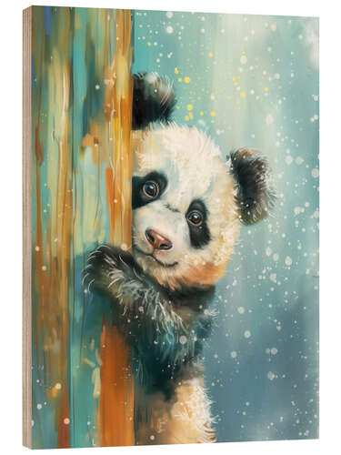 Stampa su legno It's me, the Panda!