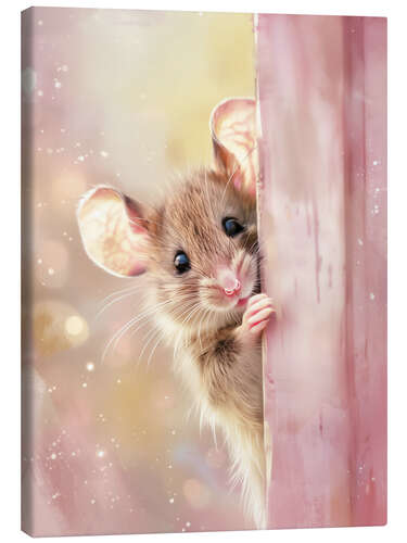 Quadro em tela It's me, a tiny Mouse!