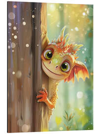 Magnettafel Guck Guck - Ich bin es, der Drache! II