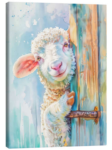 Tableau sur toile It's me, Lambert the Lamb!