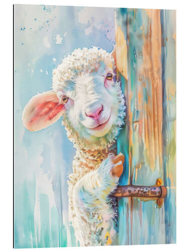 Quadro em plexi-alumínio It's me, Lambert the Lamb!