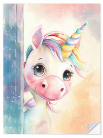 Vinilo para la pared It's me, the Unicorn I