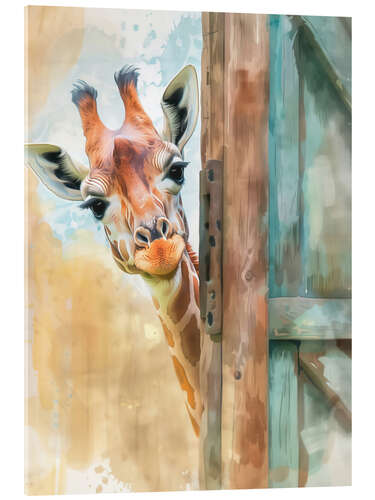 Acrylic print It's me, the Giraffe!