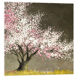 Tableau en verre acrylique Douceur d&#039;Enfer - Pink cherry