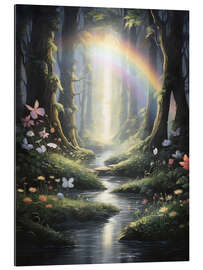 Gallery print Rainbow in Magical Forest