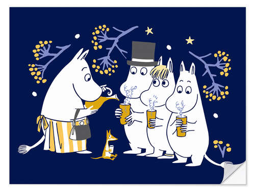 Naklejka na ścianę Moominmama serves delicious lemonade