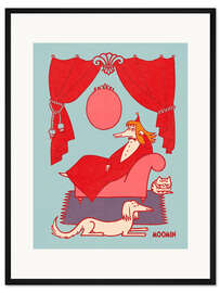 Gerahmter Kunstdruck Fillyjonks elegantes Wohnzimmer I