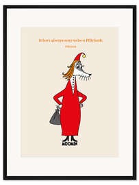 Gerahmter Kunstdruck It isn't always easy to be a Fillyjonk