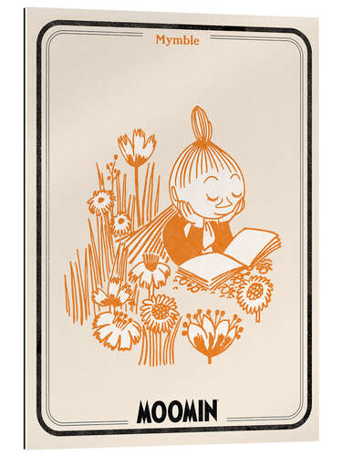 Quadro em plexi-alumínio Mymble reading on the meadow