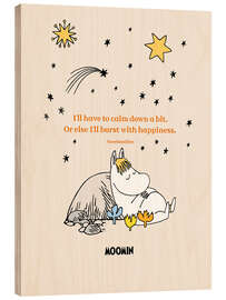 Print på træ I&#039;ll have to calm down a bit - Snorkmaiden&#039;s quote