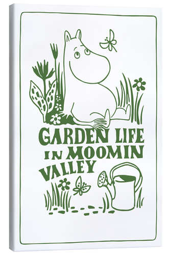 Canvas-taulu Garden Life in Moomin Valley