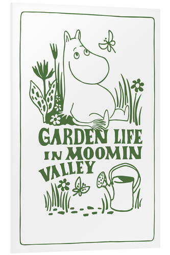 Foam board print Garden Life in Moomin Valley