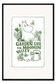 Gerahmter Kunstdruck Garden Life in Moomin Valley