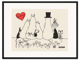 Gerahmter Kunstdruck Moomin Family