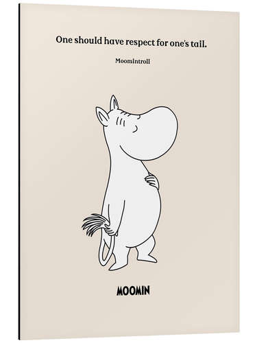 Cuadro de aluminio One should have respect for one's tail - Moomintroll