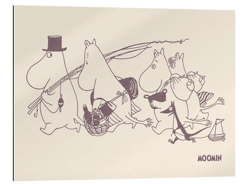 Galleritryck Moomin's boat trip I