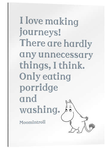 Gallery Print Moomintroll loves making journeys