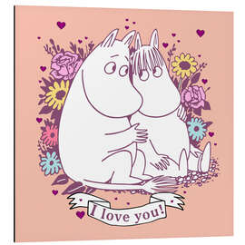 Magnettafel I love you! - Moomintroll and Snorkmaiden