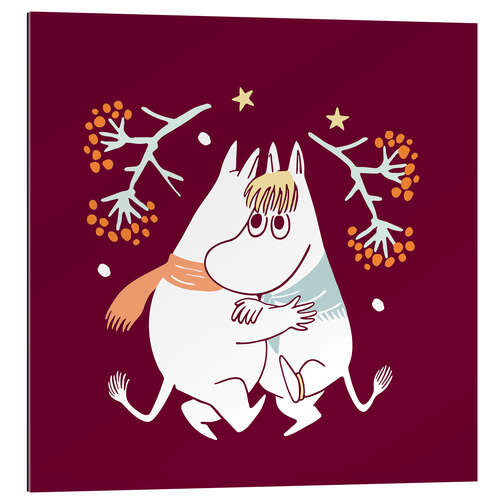 Gallery print Moomintroll and Snorkmaiden dancing