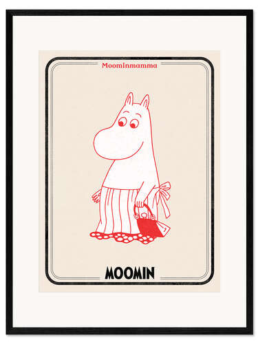 Plakat artystyczny premium w ramie Moominmamma I