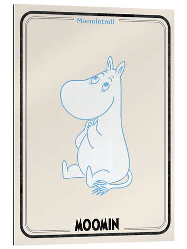 Quadro em plexi-alumínio Moomintroll I