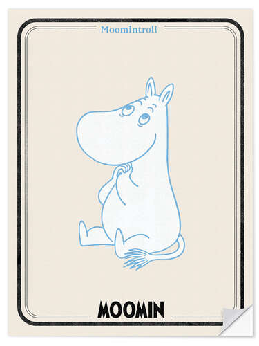 Sticker mural Moomintroll I