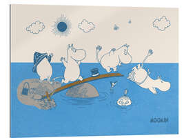 Quadro em plexi-alumínio Let&#039;s jump into the water!