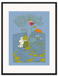 Gerahmter Kunstdruck Angeln am See I