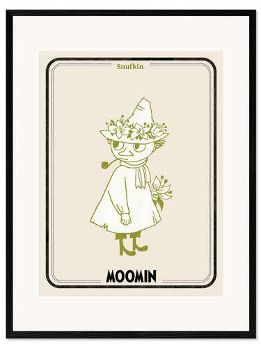 Plakat artystyczny premium w ramie Snufkin I