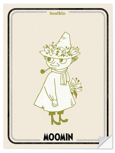 Selvklebende plakat Snufkin I