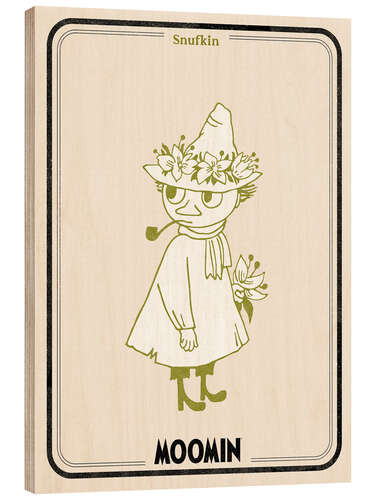 Holzbild Snufkin I