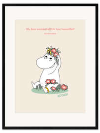 Framed art print Oh, how wonderful! - Snorkmaiden