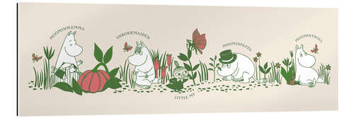 Gallery print In the garden with the Moomins