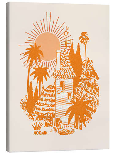 Canvas print Moomin House