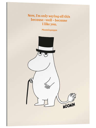 Gallery print Because I like you - Moominpappa