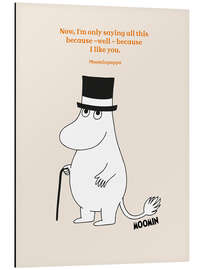 Magnettafel Because I like you - Moominpappa