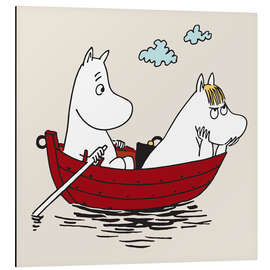 Magnettafel Zwei in einem Boot