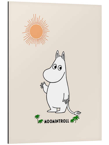 Tableau en aluminium Moomintroll II