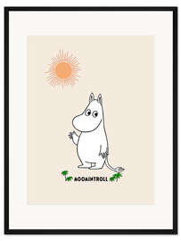 Gerahmter Kunstdruck Mumintroll II