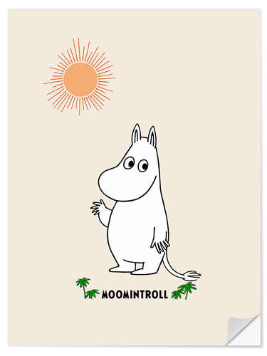 Wall sticker Moomintroll II