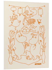 Foam board print Moomin's Dance Party II