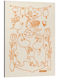 Magnettafel Mumins Tanzparty II