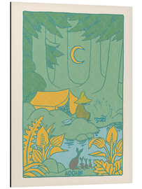 Magnettafel Es geht nichts über wildes Camping II