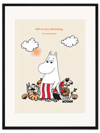Gerahmter Kunstdruck Life is very charming - Moominmamma