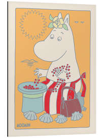 Magnettafel Muminmama am Strand