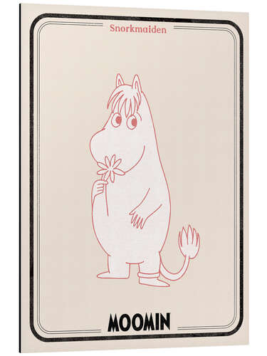 Tableau en aluminium Snorkmaiden II