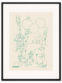 Gerahmter Kunstdruck Ich bringe dir deine Luftballons zurück, Sniff! I