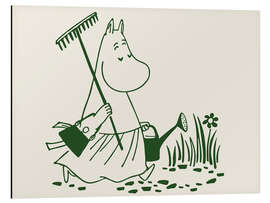 Magnettafel Muminmama im Garten